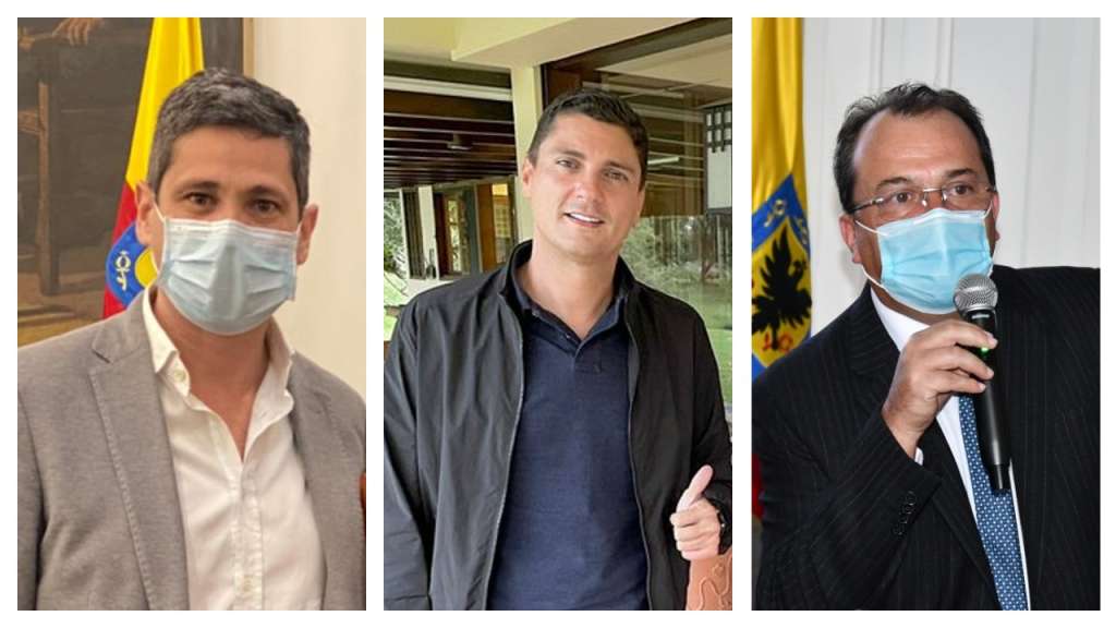 Samir Abisambra, Humerto Amín y Rubén Torrado