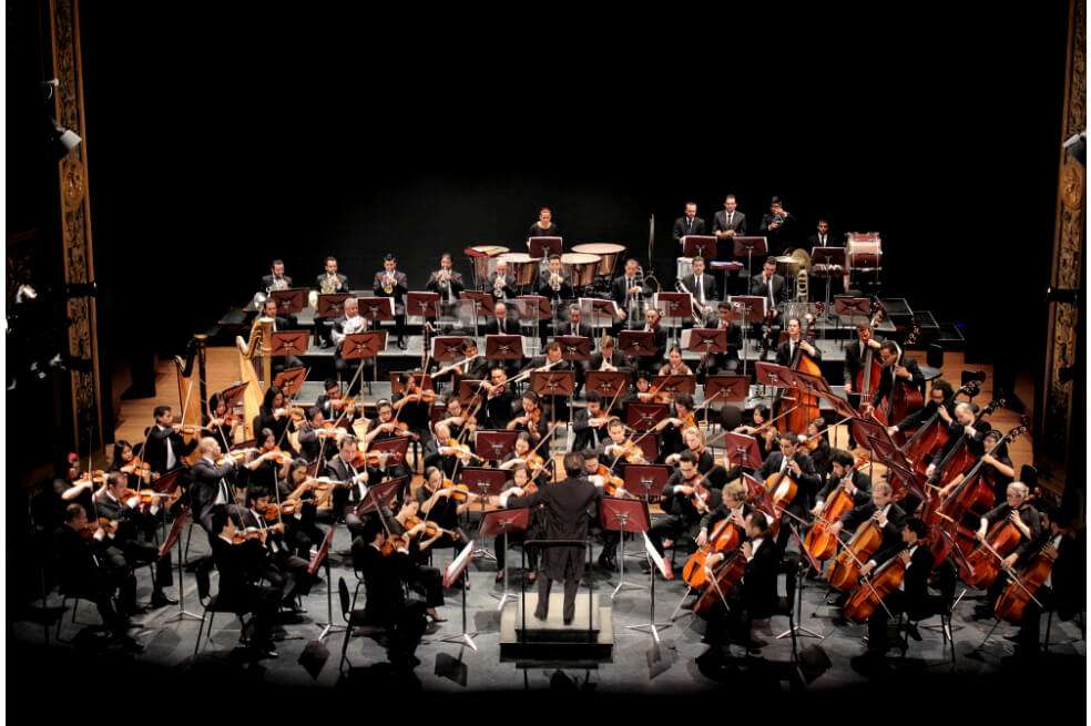 Luis Biava, Eduardo Carrizosa, Baldur Brönnimann, Irwin Hoffman y Olivier Grangean han sido algunos de los directores titulares de la OSNC. / Cortesía Orquesta Sinfónica Nacional de Colombia (OSNC)