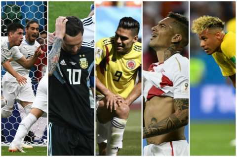 Mal debut para los equipos suramericanos en Rusia