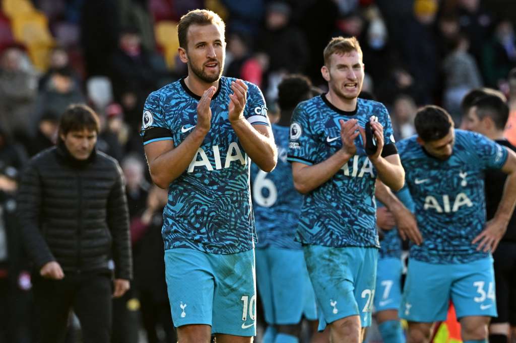 Brentford y Tottenham empataron 2-2.