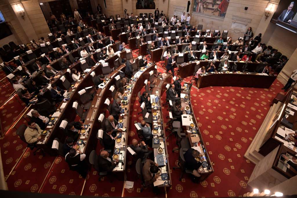 Sesión en la Cámara de Representantes en la que se aprobaron la mayoría de los artículos del Plan Nacional de Desarrollo (PND).