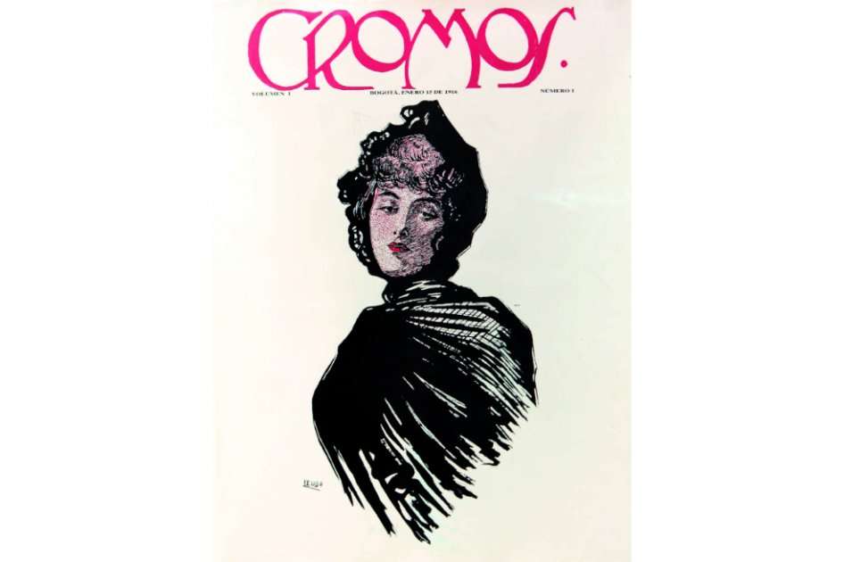 Portada de la primera “Cromos”, por el artista Coriolano Leudo (1916). / “Cromos”