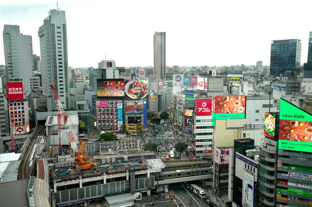 Tokyo (Japan), 22/06/2023.- Shibuya Stations are under reconstruction in a redevelopment project in Tokyo, Japan, 22 June 2023. The redevelopment work has been continued without any suspension of public traffic service. (Japón, Tokio) EFE/EPA/KIMIMASA MAYAMA