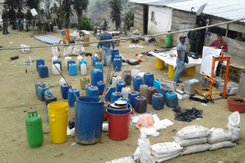 Destruido laboratorio de cocaína del Eln