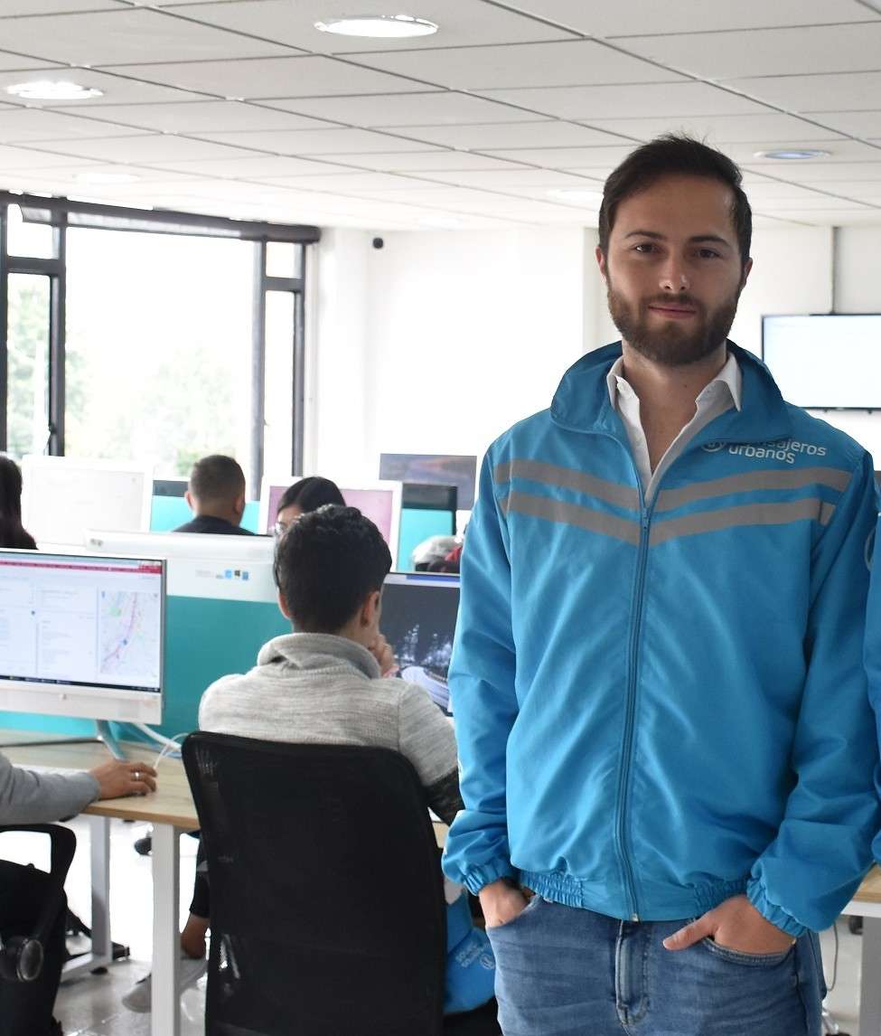 Juan Pablo Pineda, CEP de Mensajeros Urbanos.