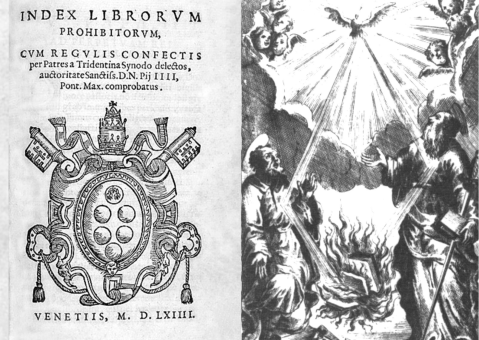 Algunos de los libros prohibidos por la iglesia