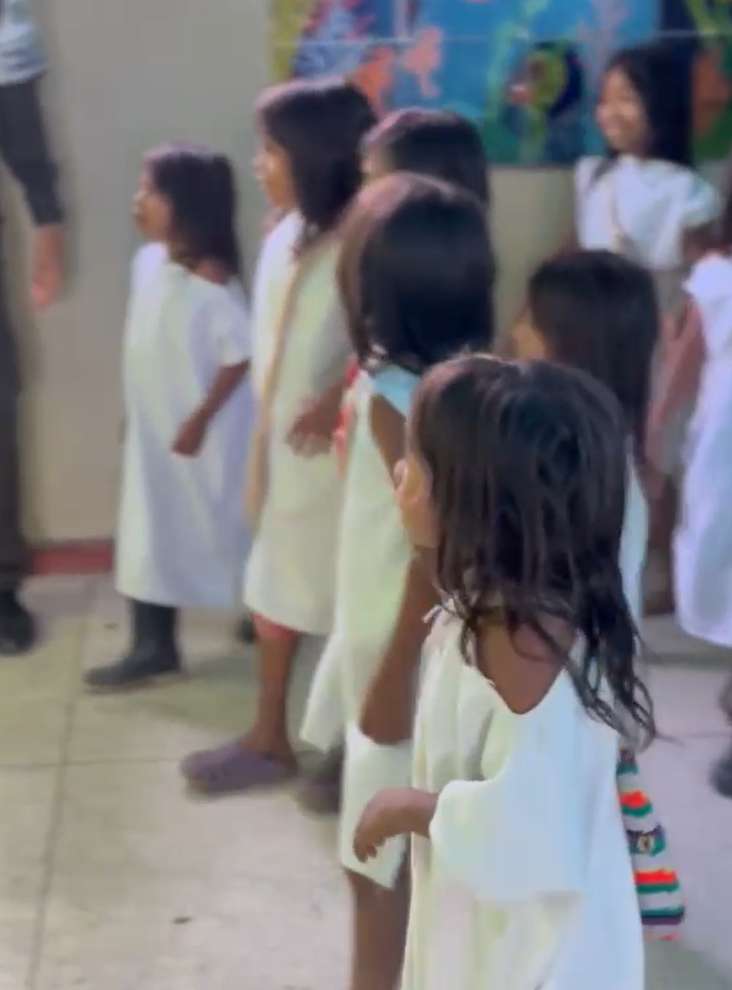 80 niños indígenas conocieron el acuario de Santa Marta
