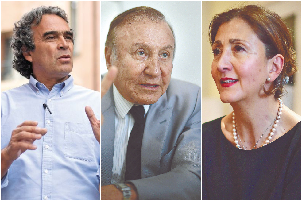 Sergio Fajardo, Rodolfo Hernández e Ingrid Betancourt