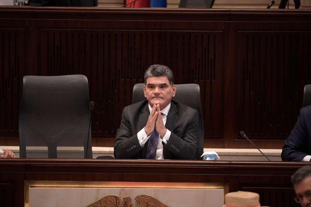 Secretario general del Senado, durante el homenaje a las víctimas realizado en el Congreso, en cumplimiento de la Ley 1448 de 2011 (Ley de Víctimas y Restitución de Tierras).
