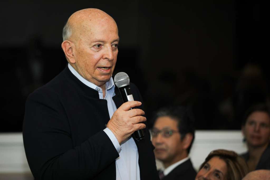 Consejero Comisionado de Paz, Otty Patiño, durante el lanzamiento de la Fundación Acordemos.