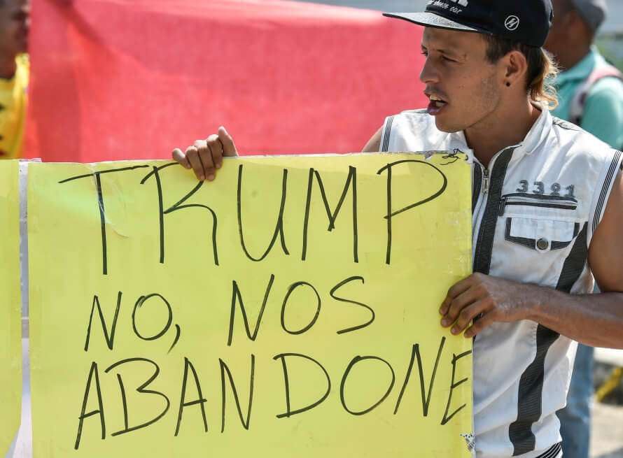 La posibilidad de una intervención militar en Venezuela fue latente en gran parte de 2018. / EFE