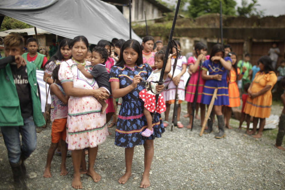 Los pueblos indígenas han sido gravemente afectados por el conflicto armado. / Jeison Riascos.
