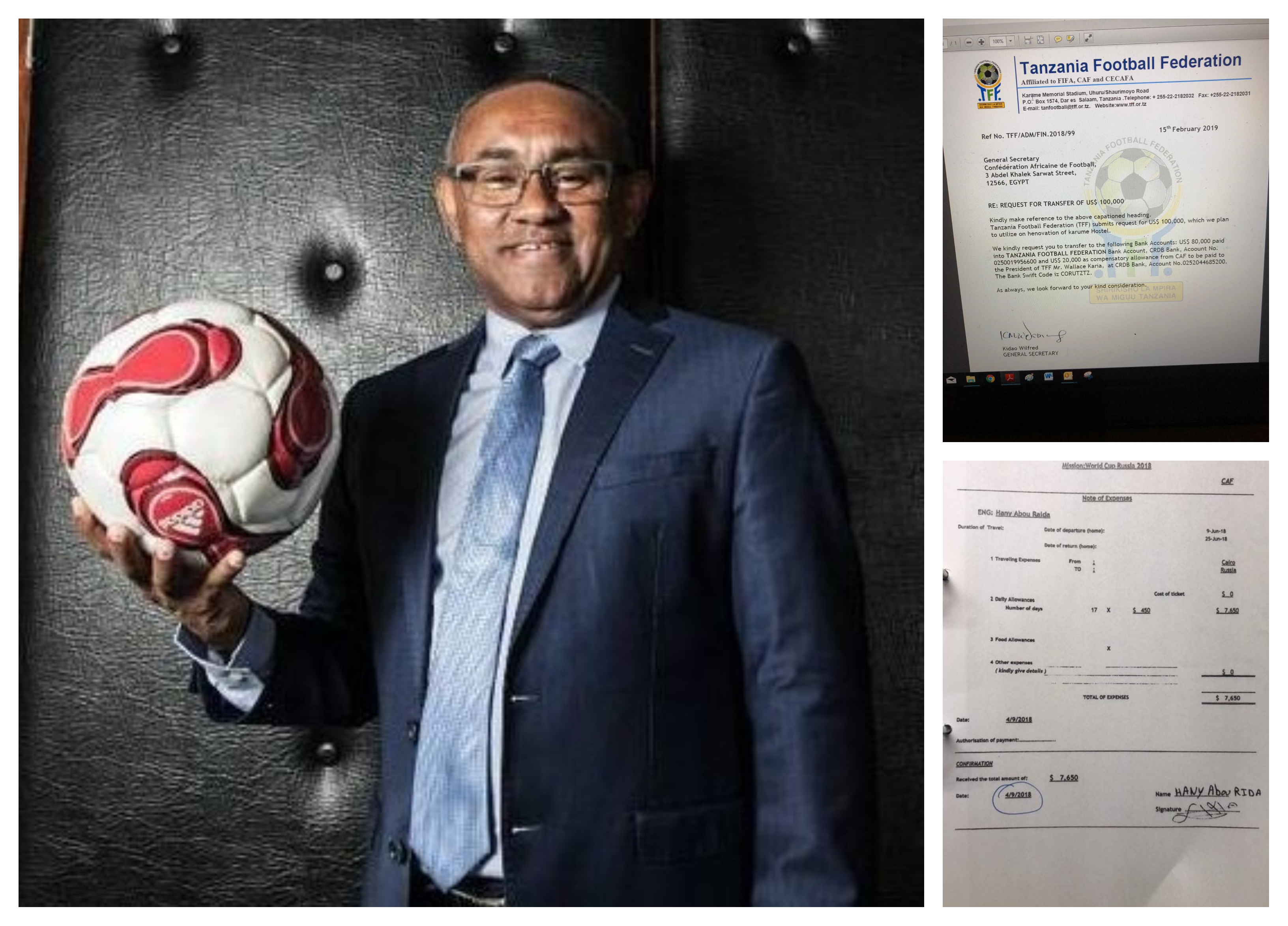 El dirigente africano Ahmad Ahmad, involucrado en varios casos de corrupción en el fútbol africano.