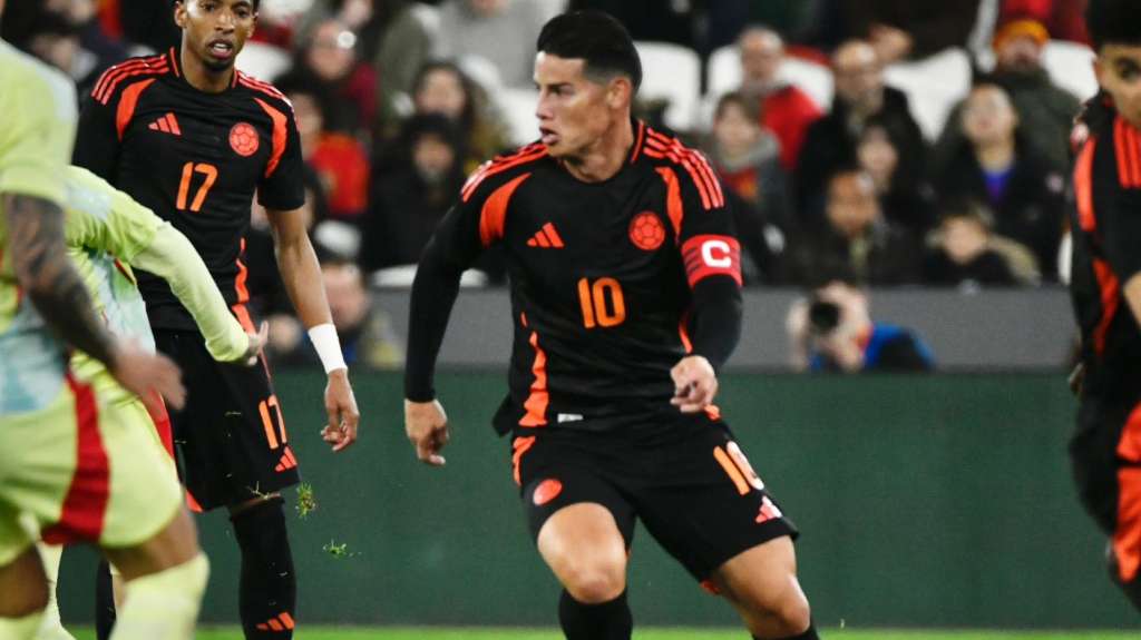 James Rodríguez, jugador de la selección de Colombia