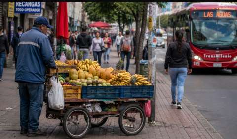 Bogotá redujo la informalidad, pero cerca de 1,5 millones de personas aún viven del rebusque