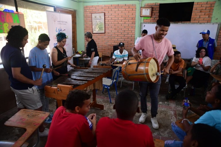En imágenes: así llegó el Hay Festival a la Cartagena rural y periférica