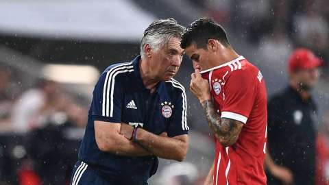 Lo que le dijo Carlo Ancelotti a Faustino Asprilla sobre James y Falcao