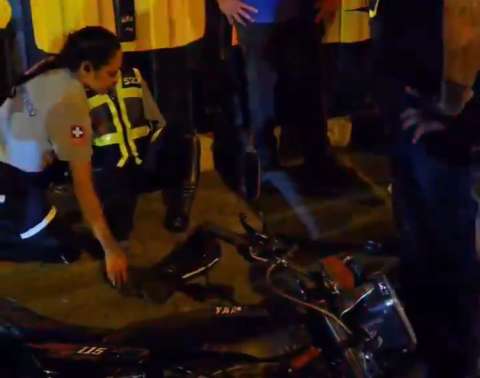 Motociclista atropelló a agente de tránsito para evitar multa en Cali