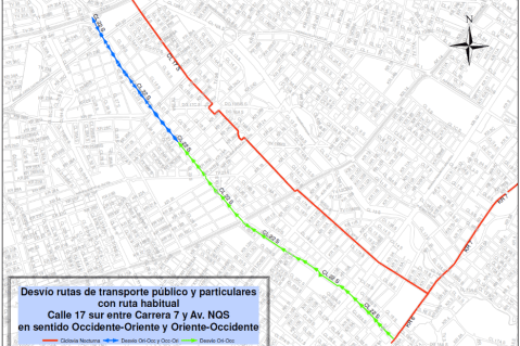 Galería: mapas de los cierres viales y desvíos por la ciclovía nocturna de este jueves