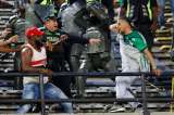 Hinchas de Atlético Nacional y São Paulo se enfrentaron en el Atanasio: video