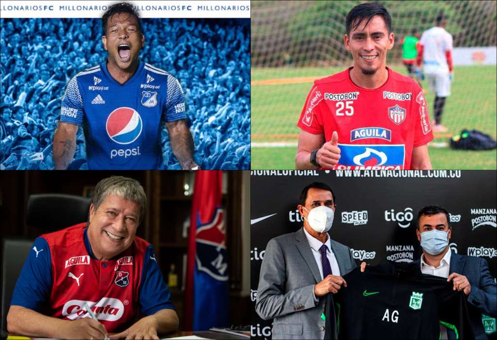 Freddy Guarín, Fabián Sambueza, Hernán Darío Gómez y Alexandre Guimaraes, las principales novedades para la Liga BetPlay 2021.