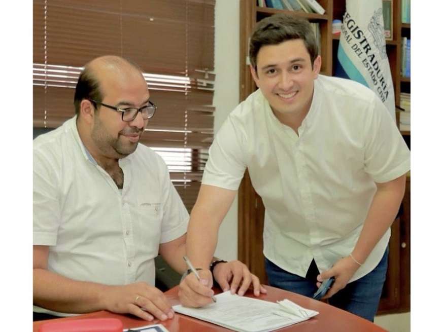 Jorge Rodrigo Tovar Vélez se inscribió en Valledupar a la curul de paz de la Sierra Nevada - Perijá, junto con Katerine Simanca.