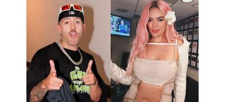 Video: Karol G y Feid se dan su primer beso en público en un evento de Billboard