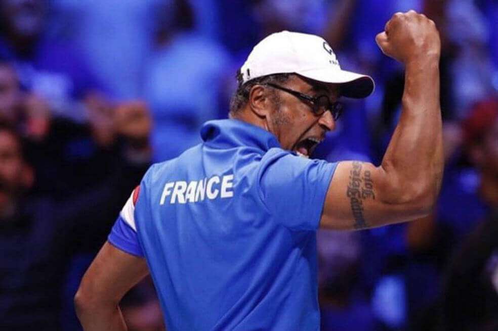 Noah también fue capitán de Copa Davis de Francia. / @NoahYannick
