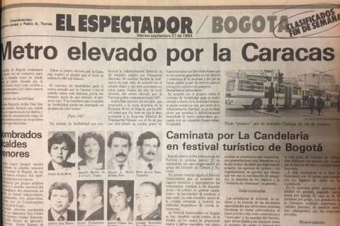 Historia del Metro de Bogotá cronología de la larga discusión a través de los años