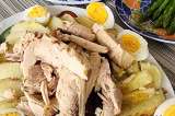 Receta para preparar ensalada de ventresca con papa y remolacha