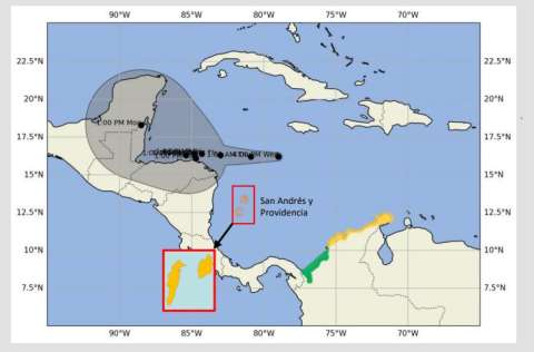 Potencial ciclón tropical 19 se forma: se esperan lluvias y fuerte oleaje en San Andrés
