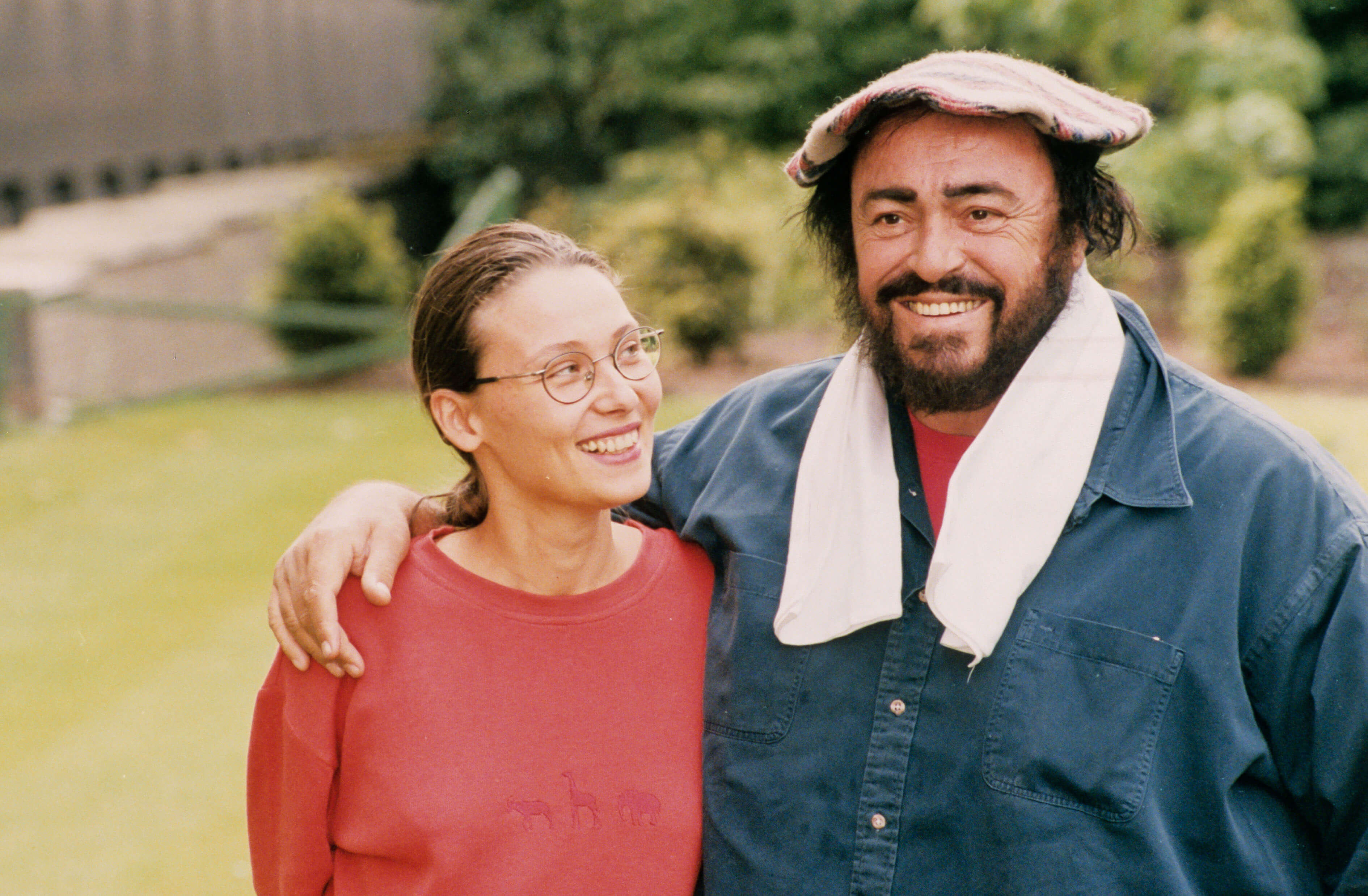 Luciano Pavarotti junto a su esposa Nicoletta Mantovani. / Cortesía