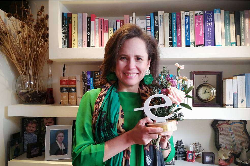 Sandra Rubio, galardonada por Endeavor Colombia.