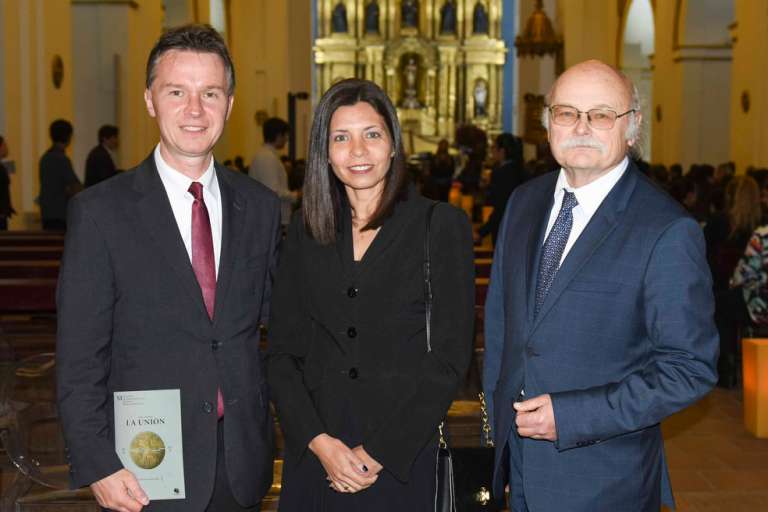 Pawel Wozny, Embajador de Polonia, Geotmar Ortiz, Embajadora de Polonia y Bogdan Piotrowski