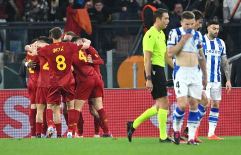 Europa League: Roma ganó ante Real Sociedad y se acerca a cuartos