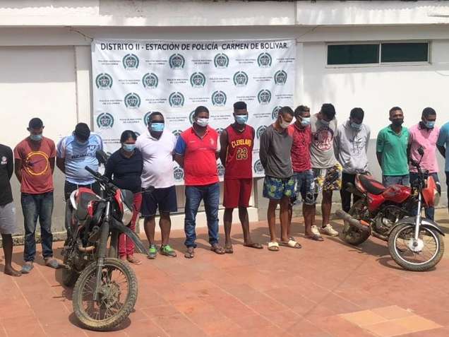 Fueron capturados 90 presuntos integrantes del Clan del Golfo que pertenecerían a varias subestructuras de la organización