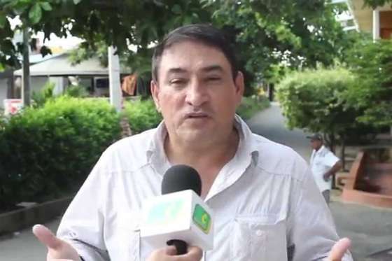 El candidato a la alcaldía de Caucasia, Óscar Aníbal Suárez. / Tomada de NP Noticias