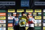 Daniel Martínez se levantó tras una caída y defendió su lugar en el podio de la París-Niza