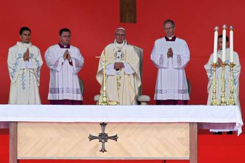 En imágenes: detalles del misa campal con el papa en Villavicencio