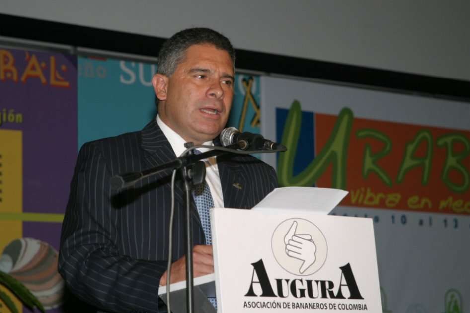 Roberto Hoyos, cuando fue presidente de Augura. / Cortesía