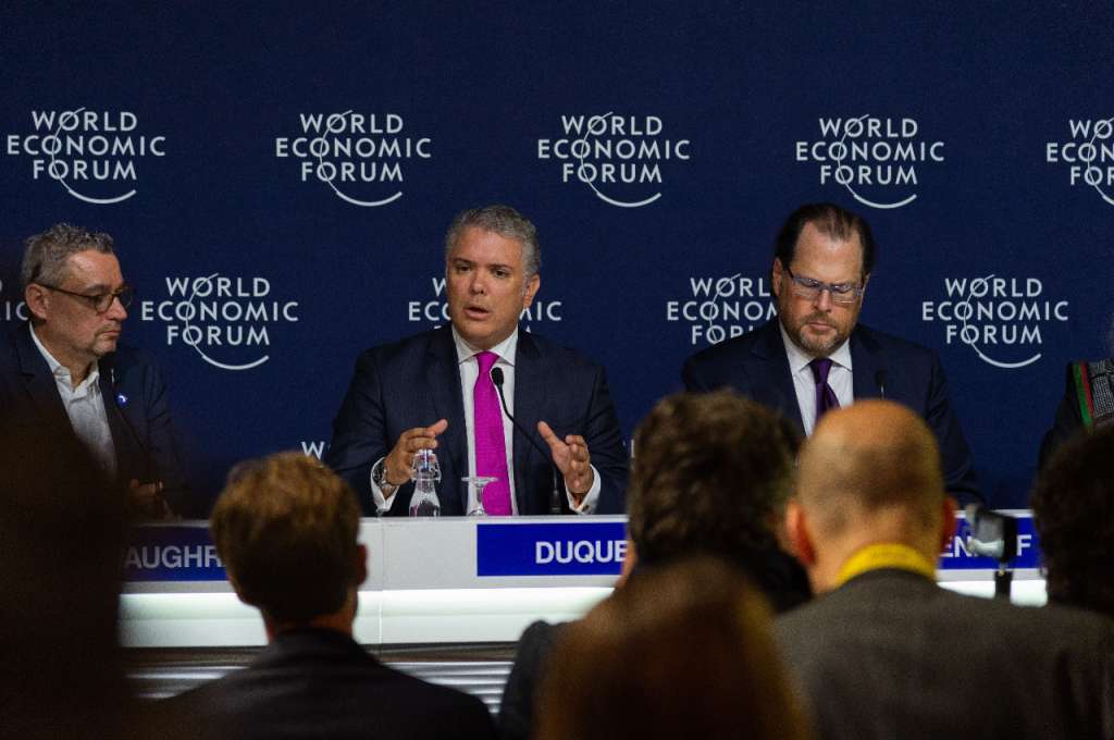 Duque en Davos. / Presidencia