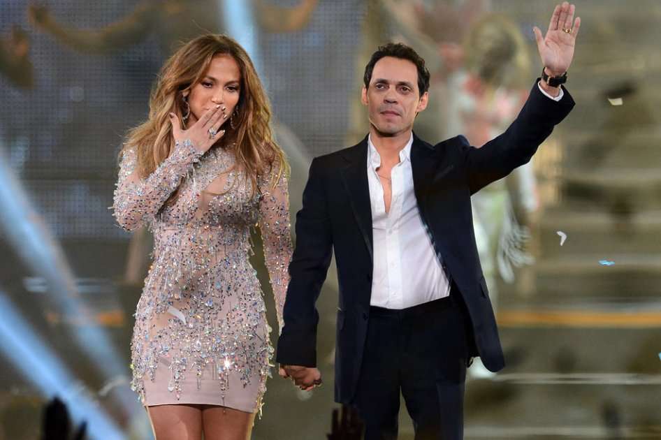 Jennifer Lopez y Marc Anthony.