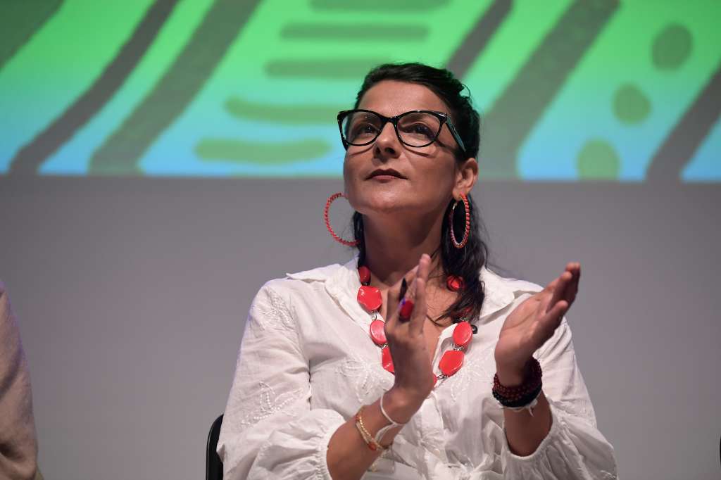 Ministra de Ambiente de Colombia, durante el evento "Rumbo a la COP30 de cambio climático" que hace parte de la cumbre de los Estados Parte del Tratado de Cooperación Amazónica (TCA) 2025.