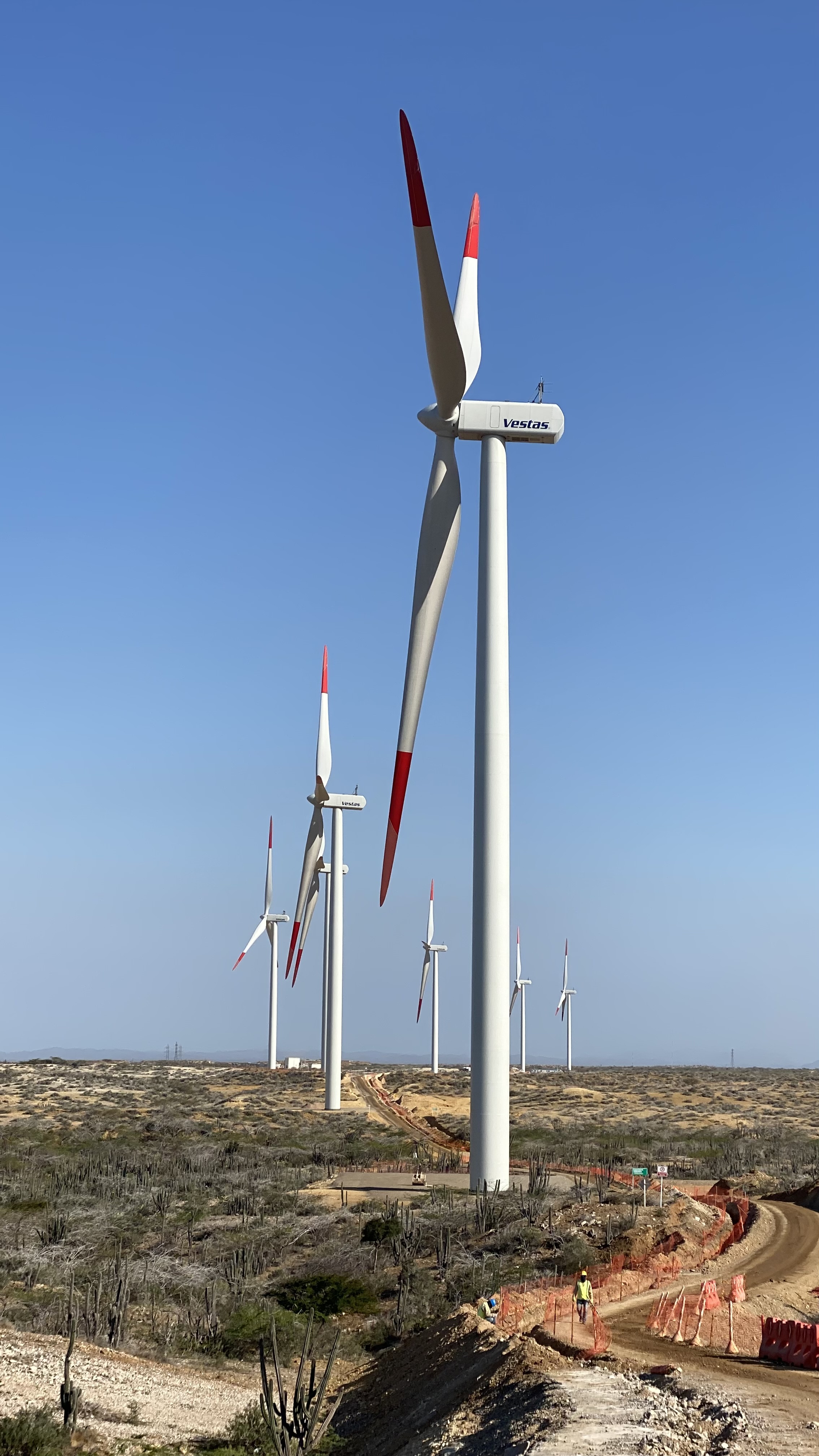 Proyecto de energía eólica en Colombia de ISAGEN.