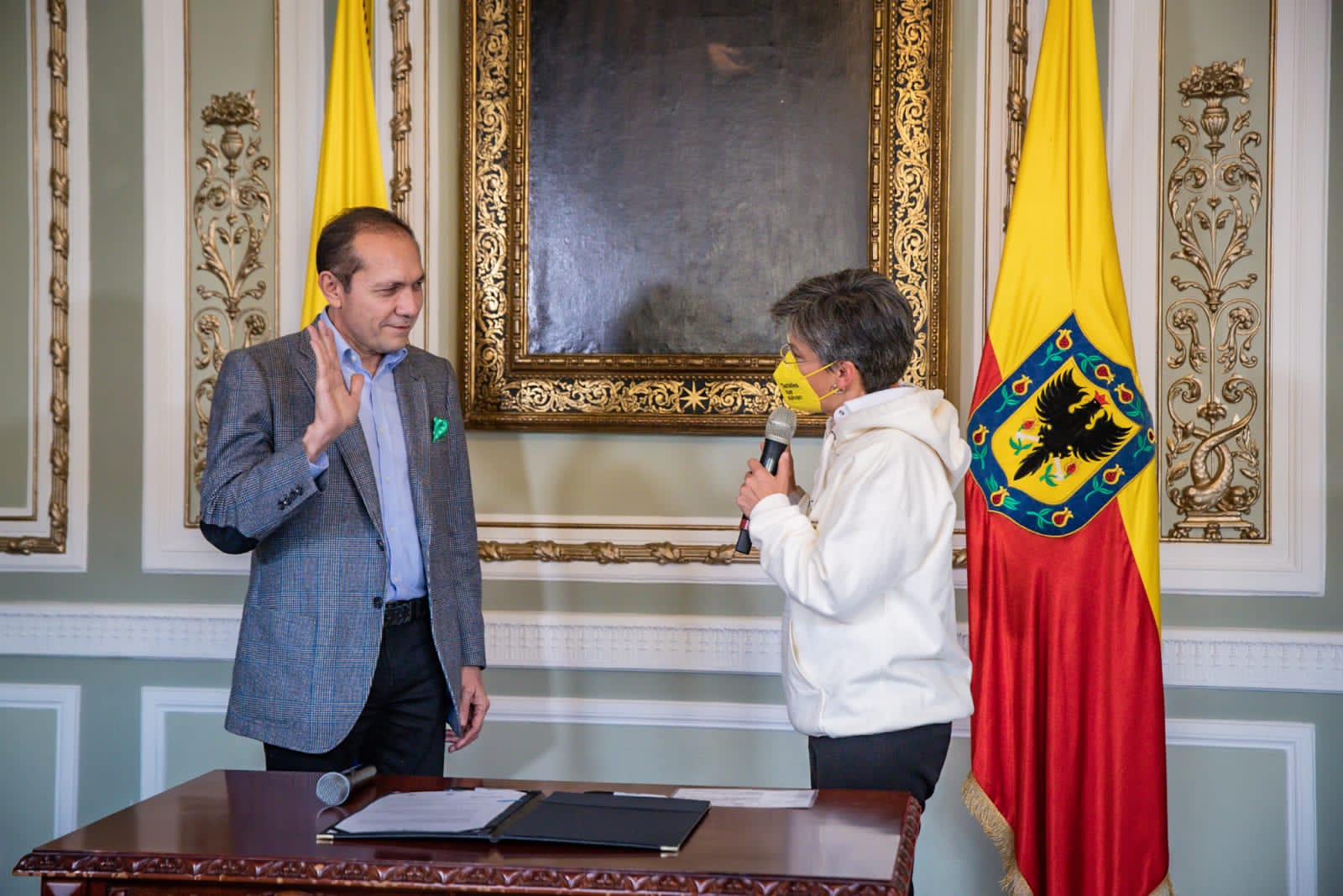Posesión de Antonio Sanguino.