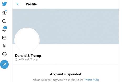 Donald Trump solicita ante un juez restablecer su cuenta de Twitter
