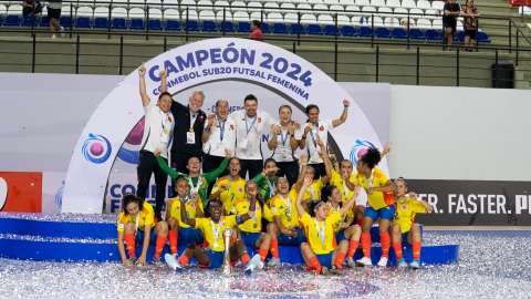 Colombia hace historia: venció a Brasil y es campeón sudamericano de futsal