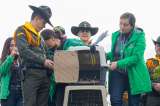 Liberan ocho aves migratorias en el humedal El Tunjo durante el Día Mundial de los Humedales