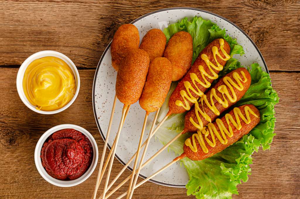 Corn dogs