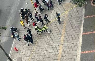 Escena del asesinato en Salitre.
